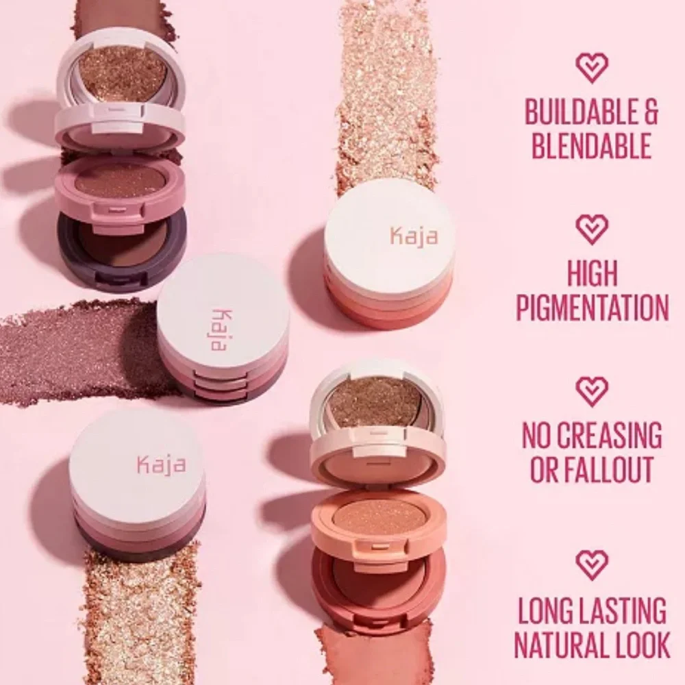Kaja Beauty Bento Bouncy Shimmer Eyeshadow Trio